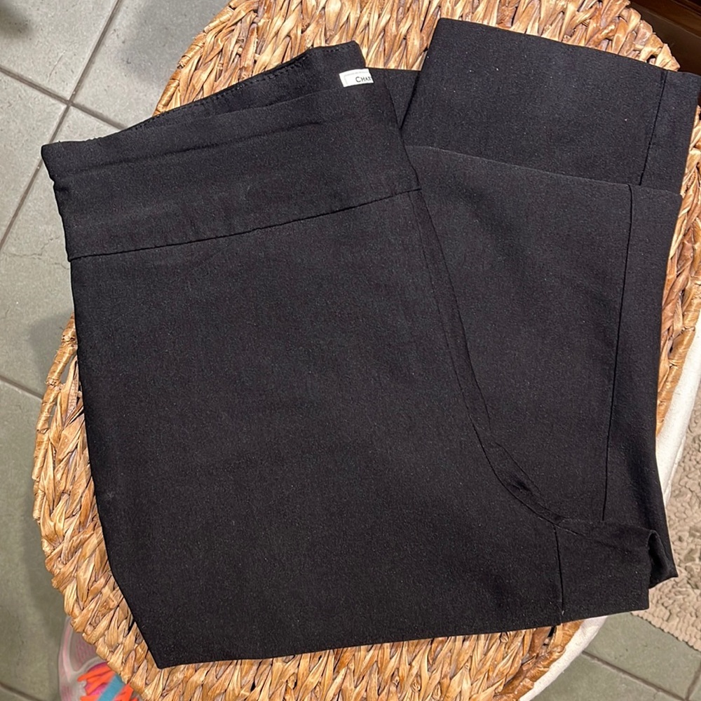 Charter club classic stretch fit black pants size 10
